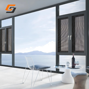 Fenêtre à battant moderne en alliage d'aluminium GS à faible MOQ avec livraison garantie pour les maisons - Product Image 4