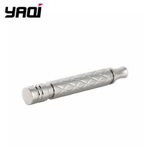 Manche de rasoir de sécurité YAQI Harlequin en acier inoxydable poli 303 pour hommes - Product Image 1