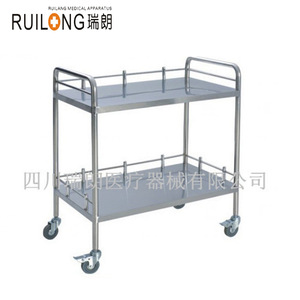 Ruilang Medical Stainless Steel Treatment <b>Cart</b> 750x450x850mm Single Layer Hand <b>Tool</b> <b>Cart</b> <b>For</b> Hospital Use - Product Image 2