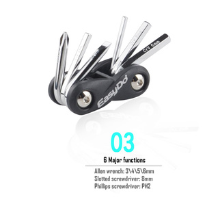 Le <span class=keywords><strong>Mini</strong></span> 6-Fonction Vélo Outil Vélo Multitool Léger Vélo Kit De Réparation Outil pour Vélos - Product Image 5
