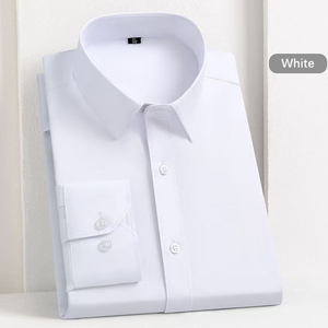ChenYue Men's <strong>Shirts</strong> Long-Sleeved Business Custom Solid Color <strong>Shirt</strong> Wholesale Classic Style Without Pocket TC <strong>Polyester</strong> Cotton - Product Image 2