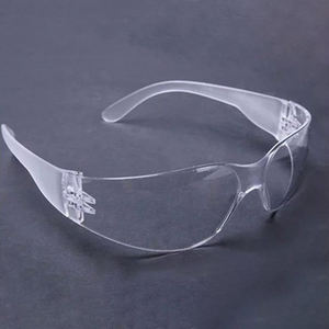 Precio de fábrica, antiniebla, resistente a los arañazos, trabajador de la construcción Industrial, gafas protectoras grises y negras, gafas de seguridad para el trabajo - Product Image 4