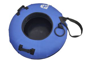 Florescence Factory 100cm Tube de neige gonflable pliable pour sports d'hiver en PVC et caoutchouc butyle avec fond rigide et valve TR15 - Product Image 2