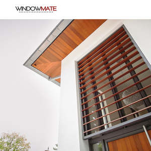 Auotomatically cơ giới ngang nhôm bên ngoài sunbreaker xây dựng cố định <span class=keywords><strong>louver</strong></span> - Product Image 2