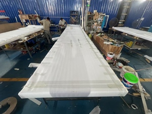 Parete Divisoria Mobile in Legno/Tessuto/Vetro/Pelle con Telaio in Alluminio, Separatore <span class=keywords><strong>per</strong></span> <span class=keywords><strong>Ambienti</strong></span> 65/85/100mm - Product Image 6