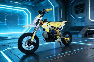 Precio Directo de Fábrica, Motocicleta Todoterreno de 110cc con Arranque Eléctrico, Motocicleta de Aventura Extrema, Económica para Montaña - Product Image 4