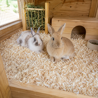Sciure de bois de pin brun de qualité supérieure, sans poussière, confortable, pour litière animale