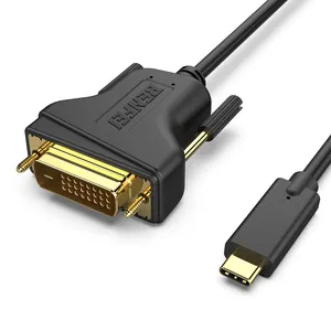 BENFEI USB C to DVI 1.8 미터 케이블, USB Type-C to VGA 케이블 썬더볼트 3/4 호환 가능