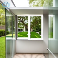 Fenêtre à battant et à bascule en PVC, ouverture vers l'intérieur, pour maison moderne, exportation à l'étranger