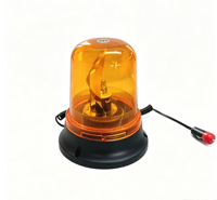 Magnetische LED-Rundumleuchte mit Rotationsfunktion 12V Stroboskop-Blitzlicht für LKW, Baufahrzeuge und Baumaschinen