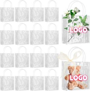 ถุงพลาสติกใสพิมพ์โลโก้ตามสั่ง พร้อมหูหิ้ว ขนาด 9x12 นิ้ว ถุงใส่สินค้าสำหรับร้านค้าปลีก บูติก และธุรกิจขายส่ง - Product Image 4