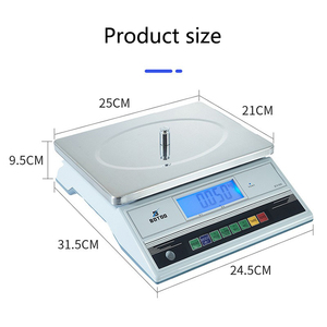 Hot bán ABS + thép không gỉ điện tử kỹ thuật số Quy mô 15kg 30kg điện tử có trọng lượng và đếm cân bằng quy mô - Product Image 4
