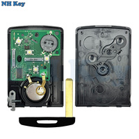 Clé à distance sans clé pour Renault Megane Fluence Laguna Scenic Clio Captur Koleos 433MHz ID46-PCF7952/4A-7953