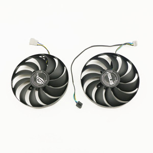 95 มม.T129215SU 4Pin พัดลมระบายความร้อนสําหรับ <span class=keywords><strong>ASUS</strong></span> Radeon <span class=keywords><strong>RX</strong></span> 5700XT <span class=keywords><strong>5600</strong></span> <span class=keywords><strong>XT</strong></span> DUAL EVO OC กราฟิกการ์ด Cooler พัดลม - Product Image 4