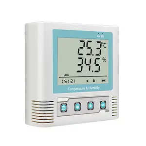 Enregistreur de données intelligent de température en temps réel RH Enregistreur de données de température et d'humidité numérique LCD