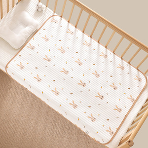 Tappetino <span class=keywords><strong>fasciatoio</strong></span> impermeabile per <span class=keywords><strong>bambini</strong></span> in cotone traspirante lavabile per <span class=keywords><strong>bambini</strong></span> - Product Image 4