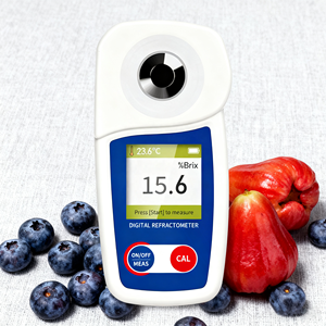 Réfractomètre numérique Brix Source Factory pour la mesure du sucre, saccharomètre à affichage numérique pour la mesure du Brix - Product Image 1