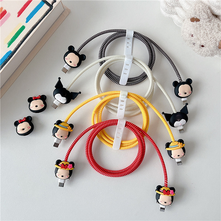 thumbnail image 2 of MK2 Cute Cable Protector Cable Saver / Animal Bite Charging Cord Protector / USB Charger Cable Saver Cable Wire Protecto I.395117447 2 of 12