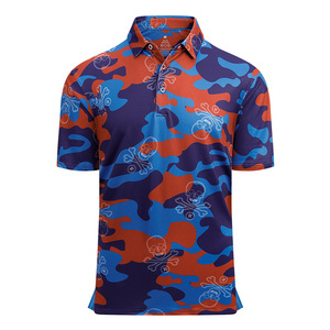 Ingrosso Ready-Made <span class=keywords><strong>Golf</strong></span> per <span class=keywords><strong>Polo</strong></span> in poliestere Spandex ad alta elasticità rapida asciugatura prestazioni hawaiane stampate per <span class=keywords><strong>Polo</strong></span> - Product Image 3