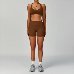 Conjunto de <span class=keywords><strong>ropa</strong></span> con logotipo personalizado, ligera, elástica, sólida, respetuosa con el medio ambiente, venta al por mayor, de 2 piezas, <span class=keywords><strong>ropa</strong></span> plegable, OEM básica, <span class=keywords><strong>barata</strong></span>, entrenamiento de esquí para <span class=keywords><strong>mujer</strong></span> - Product Image 6