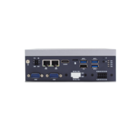 Intel Pentium-J4205/ Celeron-J3455 Mini PC industriel sans ventilateur double LAN 4USB 2COM Win10 Linux ordinateur mural intégré Din 4 USBs 2