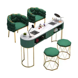 Nail Table Special budget nail salon table chair set Japanese light luxury single and double table with vacuum cleaner