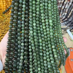 Perles de pierres précieuses rondes en vrac à bas prix 6/8/10 mm, Epidote, Quartz <span class=keywords><strong>Jaune</strong></span> Feu, Cordierite, Perles de puissance curative pour la fabrication de bijoux - Product Image 5