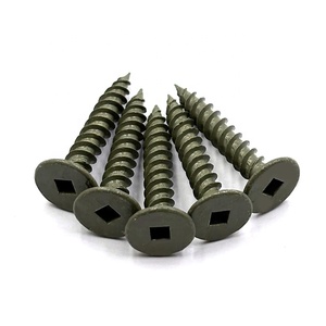 Tornillos autorroscantes de cabeza plana de perfil bajo de tamaño completo para fijación de clips metálicos, accionamiento cuadrado de 1 pulgada - Product Image 6