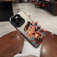 NeZha Cartoon Mobile Phone Case pour iPhone 16 15 14 13 12 11 X XR so Cool Cover pour Maruko Head