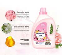 Lessive liquide concentrée 5kg à la mousse de rose parfumée, haute qualité, parfum naturel longue durée, décontamination puissante pour vêtements