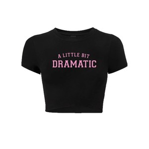 <span class=keywords><strong>T</strong></span>-<span class=keywords><strong>shirt</strong></span> da Donna Personalizzata Stile Y2K con Slogan, Manica Corta, Estiva, Aderente, Asciugatura Rapida - Product Image 6