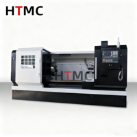 Torno CNC de Cama Plana Horizontal Qk1319 con Sistema de Control GSK, Máquina Automática de Roscado de Tuberías de un Solo Motor