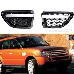 สำหรับ Range Rover Sport 2005-2009 อุปกรณ์ตกแต่งรถยนต์ แผ่นปิดช่องระบายอากาศด้านข้าง ช่องระบายอากาศ ช่องดูดอากาศ ชุดแต่งกันชนหน้า - Product Image 2