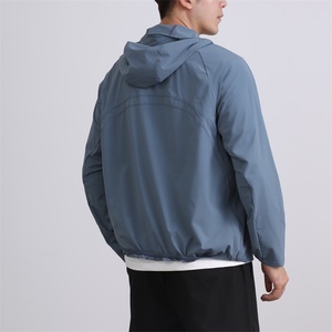 Giacca Bomber Estiva da Uomo <span class=keywords><strong>Pace</strong></span> Break, Casual, Sottile, in Tela, con Colletto Rialzato <span class=keywords><strong>e</strong></span> Cerniera, ad Asciugatura Rapida - Product Image 4