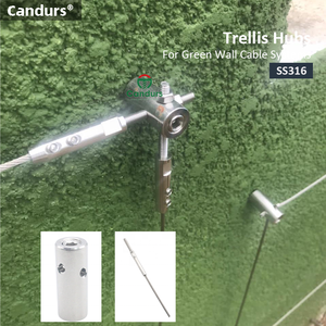 Supports de treillis en fil de câble en acier inoxydable SS 316 <span class=keywords><strong>pour</strong></span> plantes grimpantes de mur végétal - Product Image 1