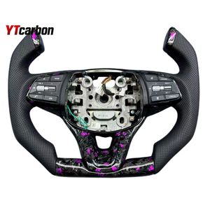 <span class=keywords><strong>Volante</strong></span> <span class=keywords><strong>Deportivo</strong></span> <span class=keywords><strong>de</strong></span> Fibra <span class=keywords><strong>de</strong></span> Carbono Real Personalizado Estilo Racing YTcarbon para Genesis G70 G80, Accesorios Interiores para Auto - Product Image 6