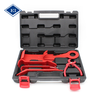 Kit de 6 outils de démontage de garnitures automobiles en nylon, ensemble de leviers pour panneaux de voiture, outils de démontage de revêtements de portières et de tableau de bord avec étui