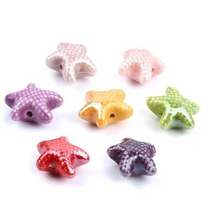 Étoile <span class=keywords><strong>de</strong></span> mer perles <span class=keywords><strong>de</strong></span> porcelaine en céramique <span class=keywords><strong>perle</strong></span> en vrac pour collier à faire soi-même boucles d'oreilles bijoux à bricoler soi-même matériel accessoires en gros - Product Image 5