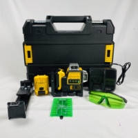 360 °   Niveau laser vert avec batterie 12V, couverture sur 3 côtés pour une utilisation intérieure et extérieure