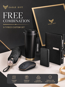 Custom Logo Exquisite Silk Screen Printed Stainless Steel Mug with Signature Pen <b>Boxed</b> Premium Corporate <b>Gift</b> Set - Product Image 2