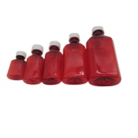 Botella Ovalada de Plástico Ámbar de Alta Calidad para Líquidos Medicinales de 0.75oz, 1oz, 2oz, 3oz, 4oz, 6oz, 8oz, 12oz y 16oz