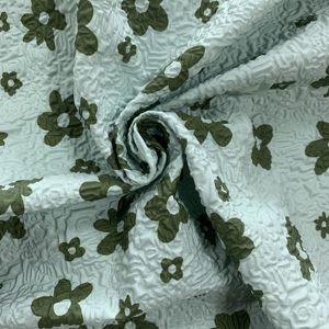 <span class=keywords><strong>Tissu</strong></span> matelassé à fleurs en polyester pongé 240T <span class=keywords><strong>thermique</strong></span> doux personnalisé pour doublure de manteau de veste - Product Image 3