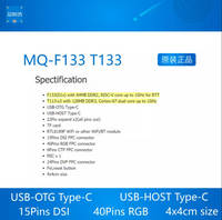 Pi Sparrow MQ-Dual Allwinner F133 D1s T113 WiFi D1 Placa DE DESARROLLO RISCV s V3s