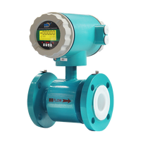 Transmetteur de débit électromagnétique numérique, débitmètre liquide/gaz, corps en acier au carbone/acier inoxydable, eau, RS485/HART/0,2%/0,5%, OEM