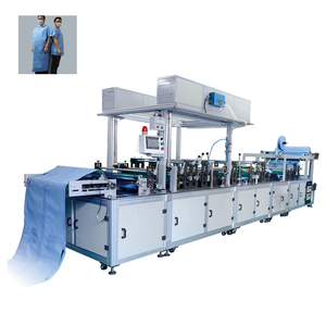 Sepenuhnya Otomatis Sekali Pakai Non Woven Bedah Gaun Membuat Mesin - Product Image 1