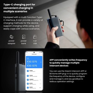 Pantalla LCD de 1.77 Pulgadas, Walkie Talkie <span class=keywords><strong>Mi</strong></span> Versión 3 Chat, IP65, Compatible con <span class=keywords><strong>Radio</strong></span> FM y Modo de Emergencia SOS - Product Image 5