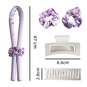 Rizador de pelo sin calor de seda suave, rizador de pelo sin calor satinado, rizador de pelo nocturno, varios colores - Product Image 3