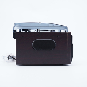 Factory Wholesale Modern Customized Auto Stop Record Player Retro Gramophone Recording Turntable Record Player <strong>Vinyl</strong> with <strong>AM</strong> FM - Product Image 6