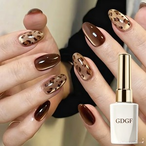 เจลทาเล็บ GDGF Silk Cat Eye สีสันฮิตประจำฤดูใบไม้ร่วง เนื้อเจลลี่วิ้งๆ แม่เหล็กติดเล็บ เจลยูวี - Product Image 2