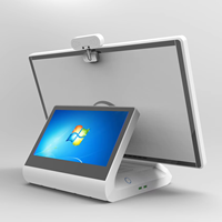 Terminal de point de vente tactile tout-en-un de haute qualité, 21,5 pouces, WiFi 6, Bluetooth 5.2, système de point de vente intelligent Windows, processeur I3